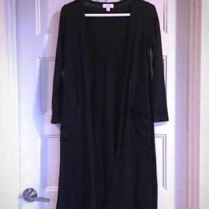 Solid black lularoe Sarah